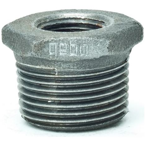 Absatzstück 6-kant, 2 1/2 x 2" Temperguss schwarz 241