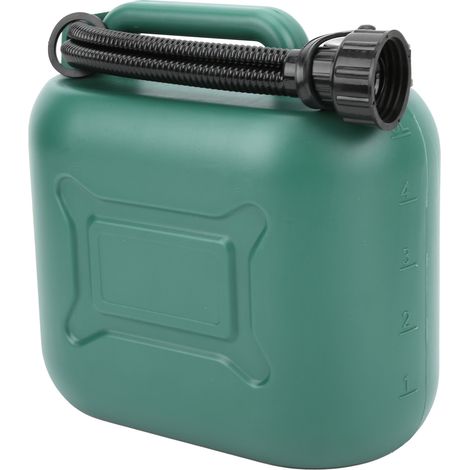 Bidon d'essence portable en plastique ABS, réservoir d'huile de style militaire, 5 L, vert, pour usage industriel (1/5)