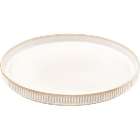 6 Dessertteller Agora Beige - Amefa Medard De Noblat