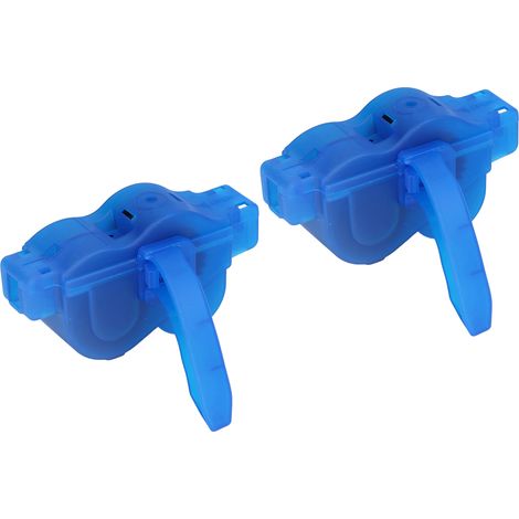 Outil de nettoyage de chaîne de vélo (2 pièces) - Brosse de nettoyage pour chaîne de vélo - Outil d'entretien de vélo (1/5)