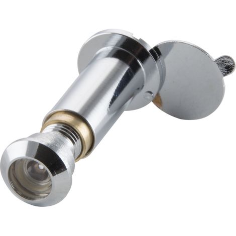 Türgucker ø 12 mm, Weitwinkel 170°, TS 35-80 mm, Messing verchromt (1/2)