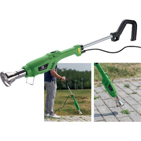 Quemador de hierba eléctrico 2000 W – cuchilla giratoria – para jardín – GBE