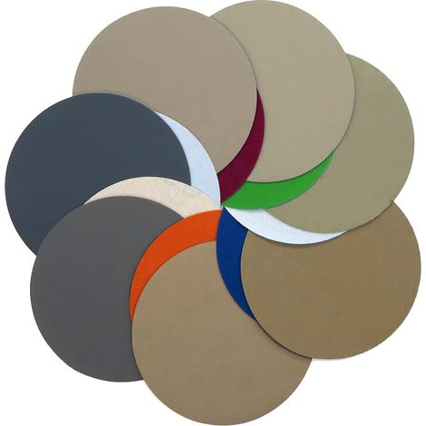 35 Pièces 125mm Disques de Ponçage Papier Abrasifs 2000/2500/3000/4000/5000/7000/10000 Grain pour Poncer/Polir/Dérouiller pour Ponceuse Excentrique (1/5)
