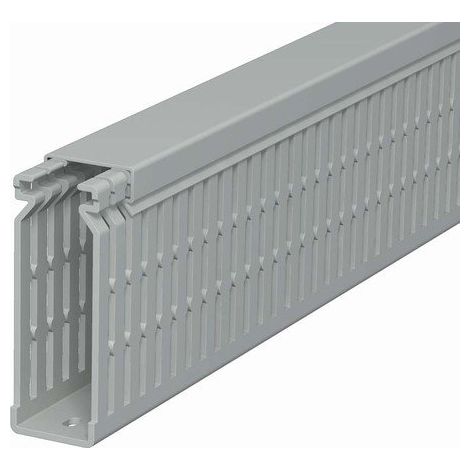 Verdrahtungskanal LK4/N 80025 Länge 2000mm, steingrau, VPE 32 Meter