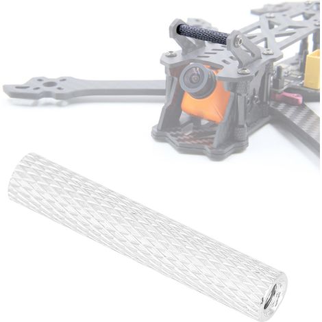 10 Stück M3x28 runde Aluminium-Abstandshalter, Säulenabstandshalter, Befestigungsstangen, silberfarben, für Quadcopter (1/5)