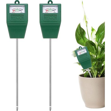 Igrometro per piante – Confezione da 2 – Sensore di umidità del terreno – Piante da interno ed esterno – Giardinaggio (1/5)