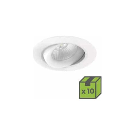 Lot de 10 Spots orientables LED Mambo CTC - 7W - Blanc -2700K/3000K/4000K - MAM7WCTC- Asled (1/4)