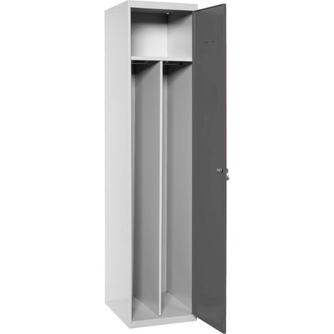 Taquillas metálicas SIMONLOCKER (180x50x50cm) GRIS Y ANTRACITA (1/4)