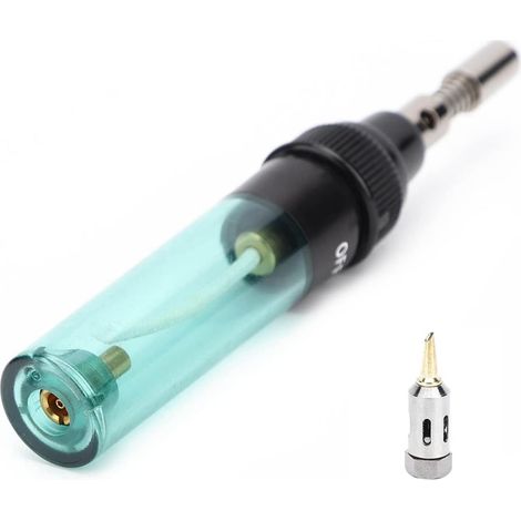 Souder au gaz sans fil butane, Ensemble de Fer à Souder à Gaz, Mini Soudeuse à Souder Torche à Gaz en Forme de Stylo avec Poignée Ergonomique (1/5)