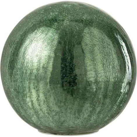 Boule en Verre Led Déco "Sazo" 20cm Vert (1/3)