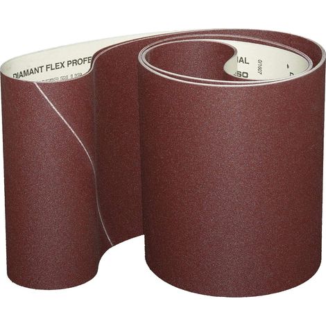 Lot de 12 bandes abrasives Grain 80 150 x 2600 mm pour ponceuse