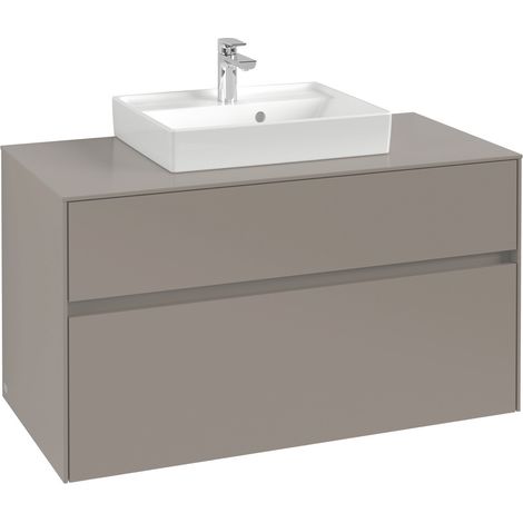 Villeroy & Boch Collaro Waschbeckenunterschrank, 2 Auszüge, (1/2)
