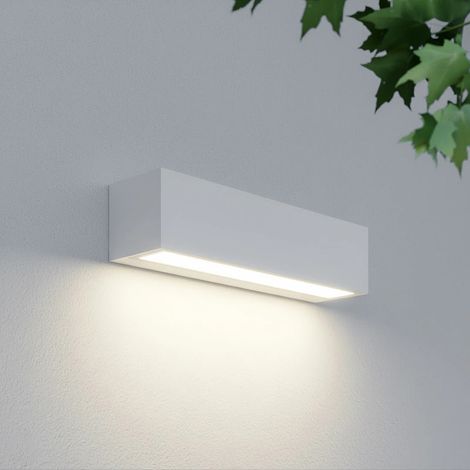 [GEBRAUCHT] B-Ware Lengo LED Außenwandlampe Wandleuchte 25cm Gartenlampe 3000K weiß dimmbar (1/2)