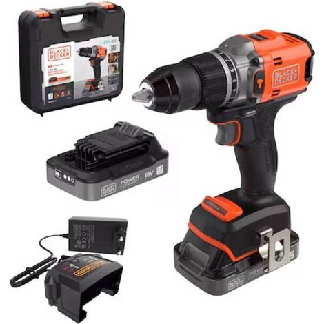 B+D TRAPANO C/PERC BLD683D2XK-QW 18V BRUSHLESS