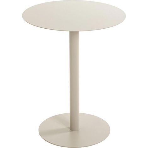 Table d'Appoint Ronde "Conrad" 50cm Gris (1/2)