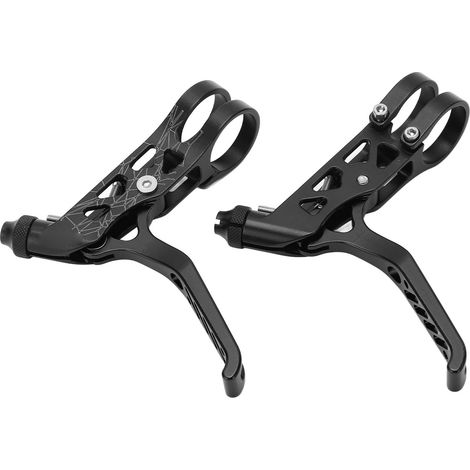 MEIJUN Paire de Leviers de Frein en Alliage Léger pour VTT et Vélo Pliant Brompton - Noir (1/5)