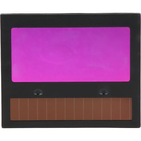 Lentille de soudage automatique à tension variable alimentée à l'énergie solaire, écran LCD, petite plaque à tension variable, boîtier à tension variable, masque de soudage, lentille spéciale (1/5)