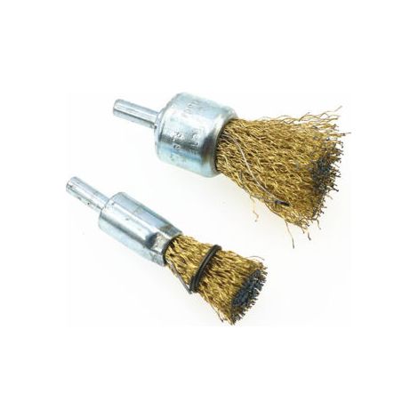 Brosse Métallique Rotative en Fil d'Acier pour Perceuse - Accessoire de Décapage, Peinture, Nettoyage - Pour Auto et Moto (1/5)