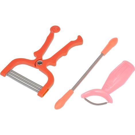 Épilateur facial à ressort en 3 parties pour femmes : élimine les poils de la lèvre supérieure, du menton, des joues et des favoris. (1/5)