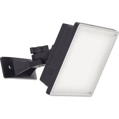 Xanlite – Projecteur mural noir LED 20W 1600 lumens IP65 blanc froid – Angle d'éclairage 110° – PR20WM