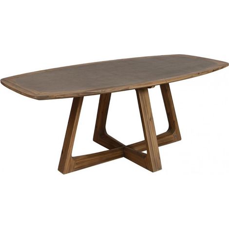 Table ovale - Bois - Marron - Interior's