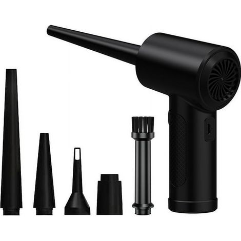 Souffleur d'air sans fil, Dépoussiéreur électrique, 3 vitesses 51000 tr/min, Compresseur d'air portatif rechargeable (1/4)