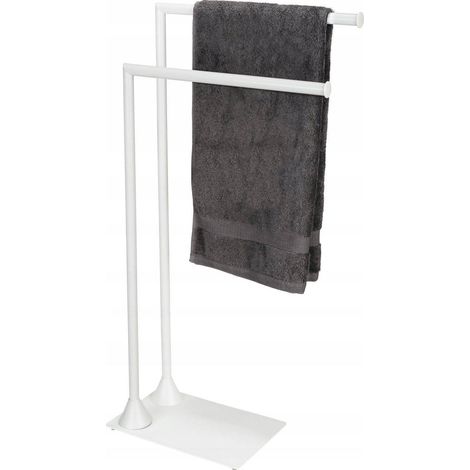 Wenko Hella toallero de pie blanco mate 43,5x78,5 cm