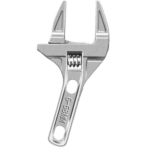 Clé à molette réglable, fine et extra large, ensemble en alliage d'aluminium, légère à mâchoire large, grande clé réglable, petite clé à molette, pour outils à main (1/5)