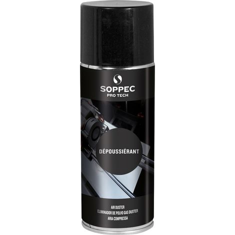 BOMBE AÉROSOLS SOPPEC DÉPOUSSIÈRANT 400ml (200ml NET) - 960133W