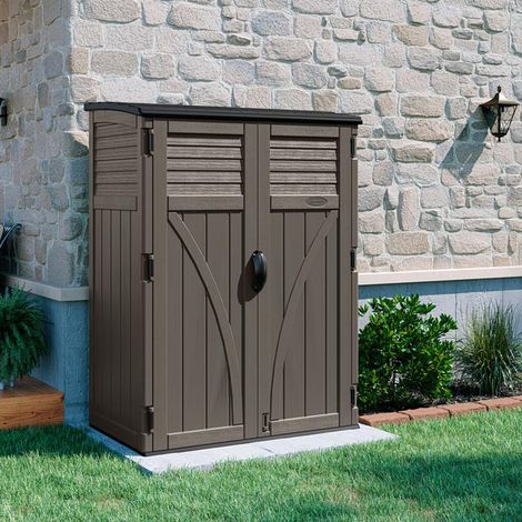 Suncast Aston Large Storage Cabinet - Stone Grey