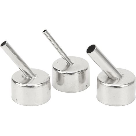 3-teilige Heißluftpistole aus Edelstahl, hitzebeständige Spitzen, korrosionsbeständig, für Heißluftpistolen, Wartungsarbeiten und Heimwerkerprojekte. (1/5)