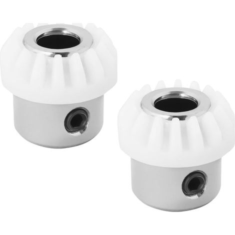 Juego de 2 engranajes cónicos para el eje superior vertical de la máquina de coser. Pieza de repuesto 155819. Compatible con SINGER 247, 413, 416, 418, 457, 466, 476, 477 y 478. (1/4)
