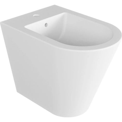 Azzurra - Bidet Filo Parete Porcellana Bianco - Serie: Forma