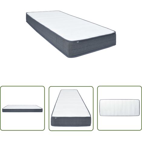 The Living Store Matelas de sommier tapissier 200x90x20 cm - Matelas Tapissier - Matelas Confort - Matelas Ferme - Matelas Double - Matelas Bon Marché (1/5)