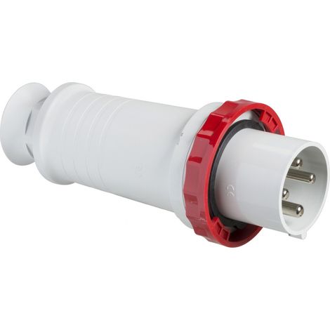 PratiKa - fiche mobile industrielle droite - 63 A - 3P+T - 380-415 V CA - IP67 - 81382 (1/2)