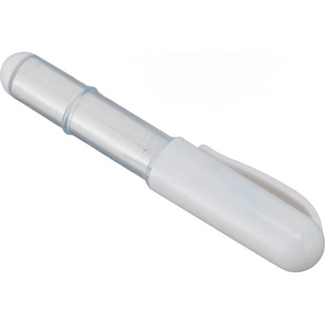 Marqueur à craie pour tissu - Marquage précis - Facile à effacer - Stylo craie portable et polyvalent pour la couture, le quilting et les loisirs créatifs - Blanc (1/5)