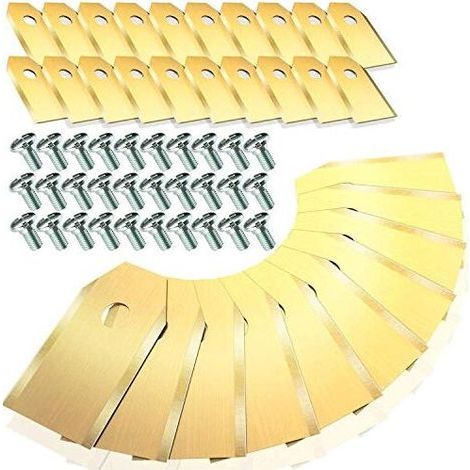Titanium replacement blades for all Automower Husqvarna/Gardena/Yard Force/Automower lawn mowers