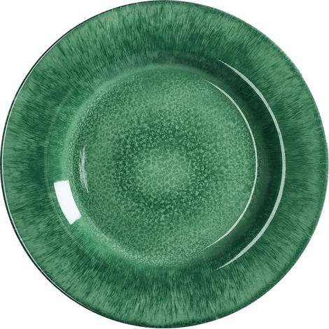 Ad Trend Piatto Frutta Melamina D 23,5 Cm H 2,5 Cm Verde