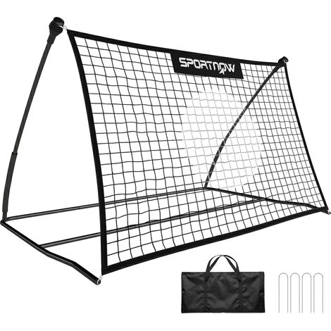 SPORTNOW Football Rebounder Net with Carry Bag and Ground Stakes (1/5)