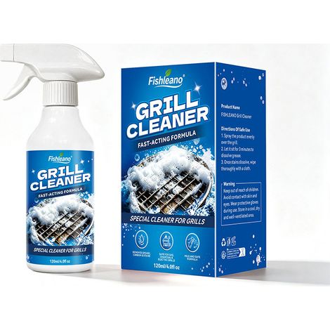 Nettoyant pour grils FISHLEANO : Nettoyant, détachant, polisseur et produit de nettoyage en profondeur pour grils de cuisine et d’extérieur. (1/5)