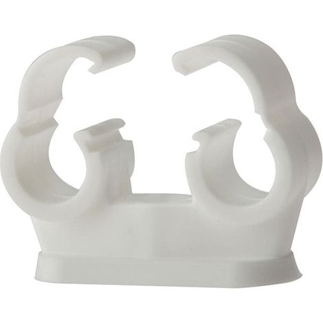 ForgeFix PCDC15 Pipe Clip Double Cliplock 15mm Box 50 FORPCDC15 (1/2)