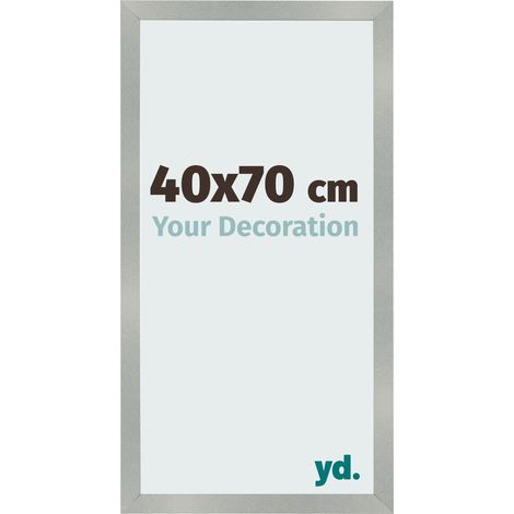 yd. - Cadre photo 40x70 - Aluminium Brosse - MDF - Bologna (1/5)