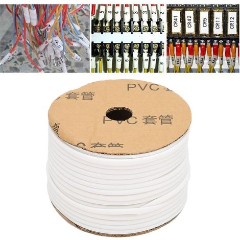 2 conduits en PVC, motif fleur de prunier, numéro de tuyau, numéro de câble de la machine, tuyau ZMY-1.0 (1/5)