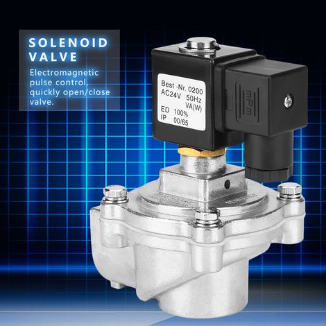 Électrovanne à impulsions électromagnétiques à angle droit G1" 2 voies DMF-Z-25 24 V CC