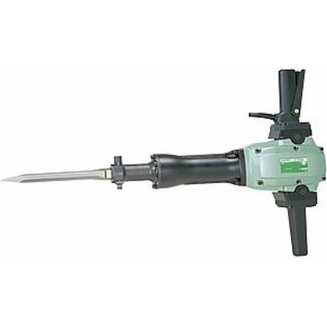 Martello demolitore per calcestruzzo - 1240W esagonale 30mm 23.1J 18kg - + maniglia - 1 chiave esagonale da 3mm - 1 chiave da 6mm - 1 piccone HIKOKI