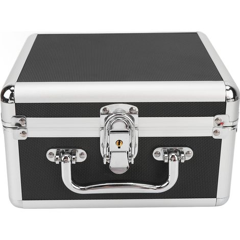 Boîte de rangement pour disques durs 2.5 pouces, 20 baies, protection double, poignée pratique, étui avec serrure de sécurité pour bureau à domicile (1/5)