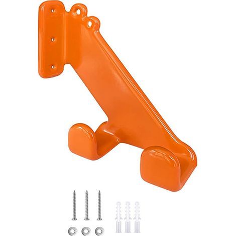 Lntyq – Support mural pour débroussailleuse – Rangement optimisé pour outils de jardin – Revêtement antirouille – Compatible avec tronçonneuses et taille-haies