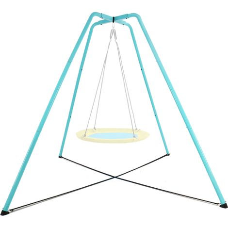 Altalena - blu, solo per stare in piedi, altalena a nido esclusa. (1/5)