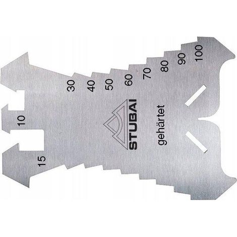 Plantilla de marcado Stubai 278601 acero inoxidable 140 mm x 100 mm
