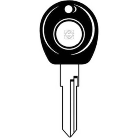 5 x SILCA HU49CP CHIAVE AUTO TESTA PLASTICA ACCIAIO